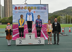 26th All HK Inter-Area Athletics Competition - Grade A 100m - 2nd Runner-up - 6E Janelle Wong