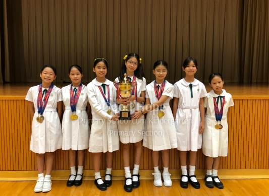 2023-2024 Kowloon North Area Inter-Primary Schools Swimming Competition - Girls Grade B - Overall Champion